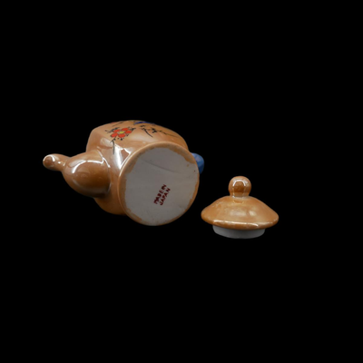 Hand-Painted Japanese Peach Colored Teapot