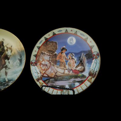 Set of Native American Collectors Plates