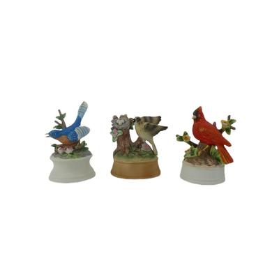 Vintage Bird Musical Figurines