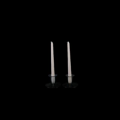 Handmade Blown Glass Candle Holders 