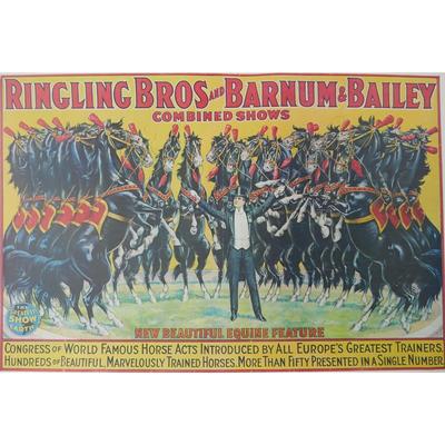 Ringling Bros and Barnum & Bailey Horse Circus Poster