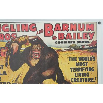 Ringling Bros and Barnum & Bailey Gorilla Circus Poster