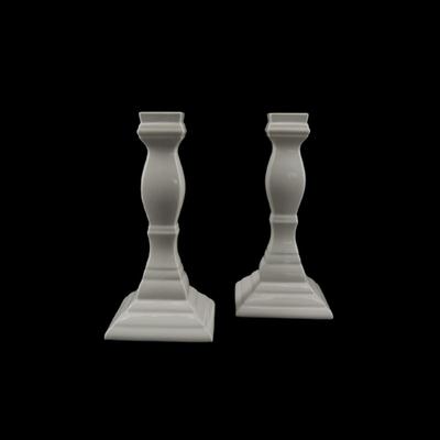 Porcelain Japanese Mikasa Candlestick Holders