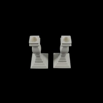Porcelain Japanese Mikasa Candlestick Holders
