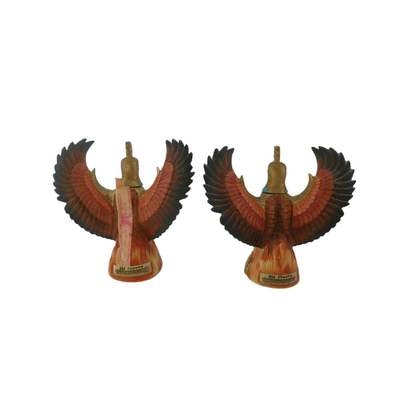 Vintage Ski Country Phoenix Bird Decanters