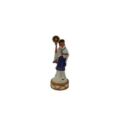 Vintage Ski Country Basket Dancer Decanter