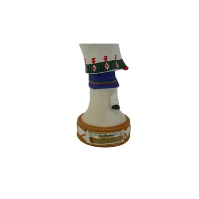 Vintage Ski Country Basket Dancer Decanter