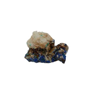 Linarite, Malachite, Fluorite, Quartz Specimen