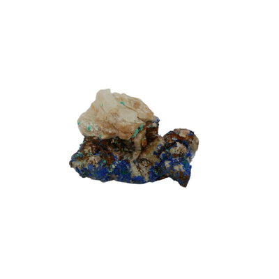 Linarite, Malachite, Fluorite, Quartz Specimen