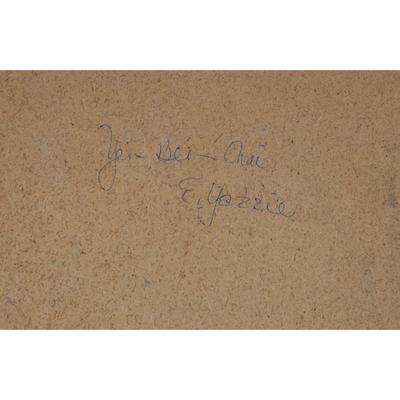 Signed Original Native American Sand Painting by E. Yazzie