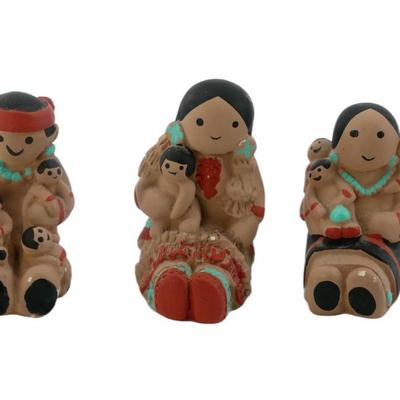 Miniature Native American Figurines