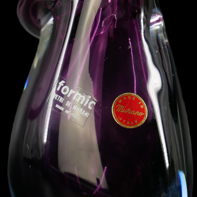 Purple Murano Glass Sculpture