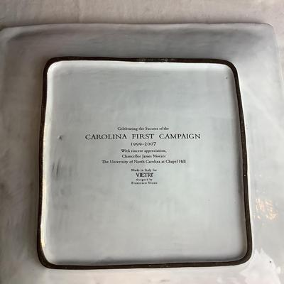 Lot 8545  University of North Carolina at Chapel Hill, VIETRI Platter
