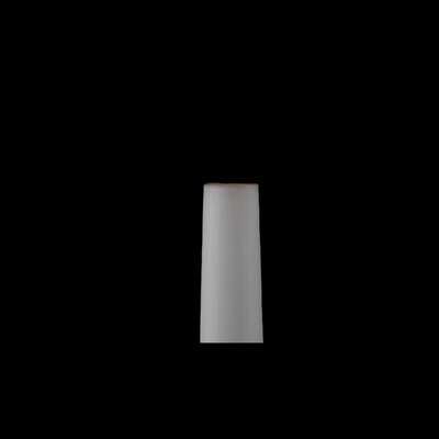 Tall Asian Floral Satin Glass Vase