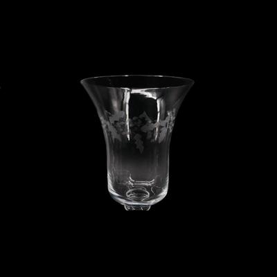 (6 pcs) Vintage Etched Holiday Glassware