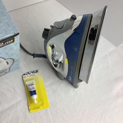 8564 Shark Electric Flatiron w/Tubed Cleaner & Handheld Garment Steamer by Complete Home