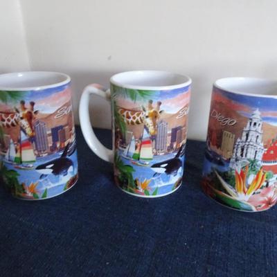 LOT 97. MUGS AND GLASSES