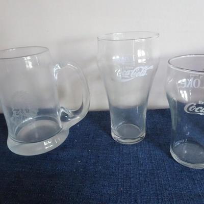 LOT 97. MUGS AND GLASSES