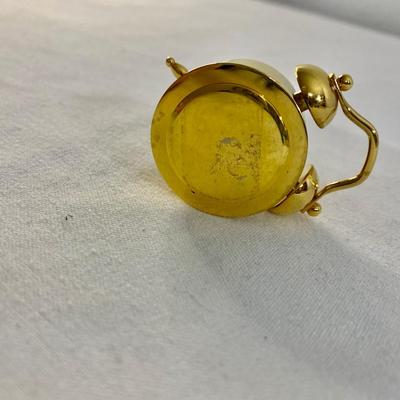 SIGMA Vintage Solid Brass Desk Clock