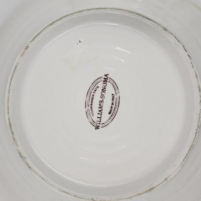 LARGE WILLIAM SONOMA DECORATED BOWL