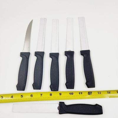 6PC SET OF NEW UNBRANDED STEAK KNIVES