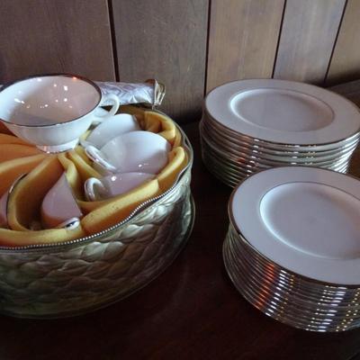 LOT 102. LENOX "MONTCLAIR" CHINA SET