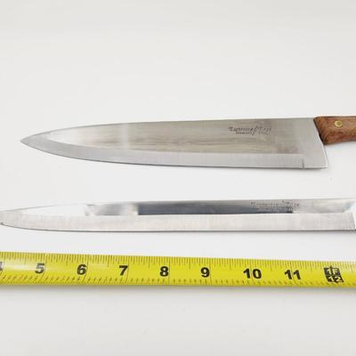 VINTAGE LIGHTENING EDGE STAINLESS STEEL CARVING KNIFE SET
