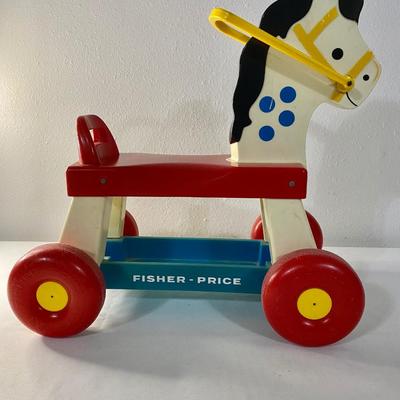 VINTAGE FISHER PRICE RIDING TOY