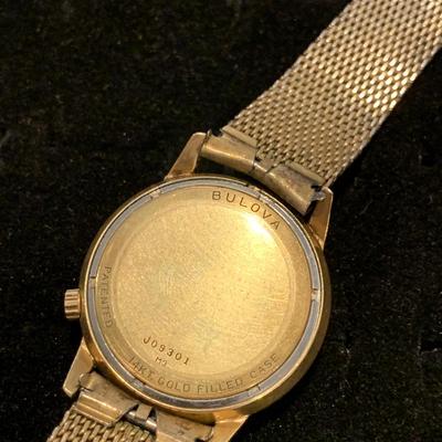 #2 Bulova 14kt Gold Filled Case Wrist Watch 
