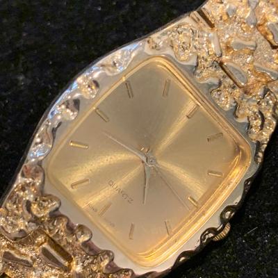 #10 18k Gold Plated Wrist Watch (water resistant)