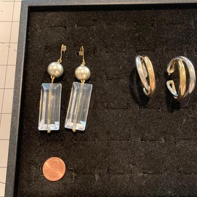 #156 Two Pair of Earrings-D37