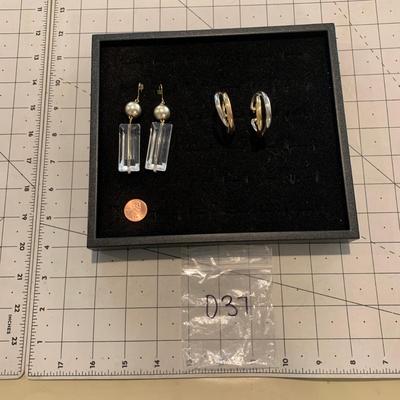 #156 Two Pair of Earrings-D37