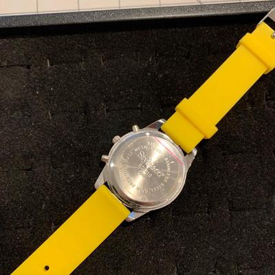 #202 Style & Co Yellow Wrist Watch-