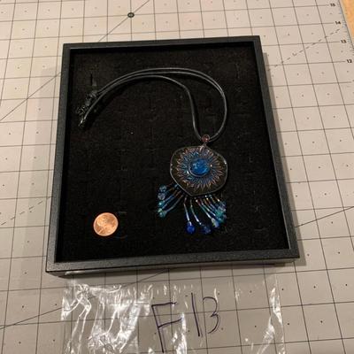 #284 Chico's Blue Necklace-F13
