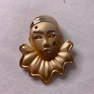 GOLD PLATED CLOWN COSTUME JEWELRY