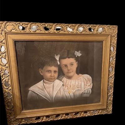 Vintage Picture Brother & Sister