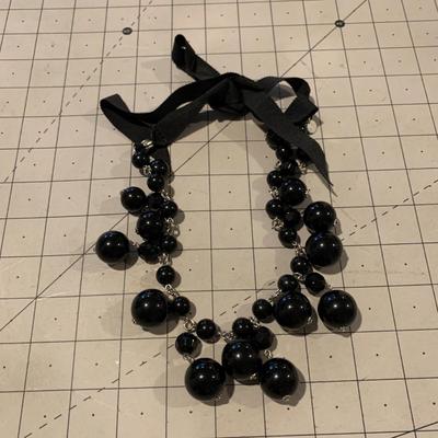 #296 Black Necklace-G5