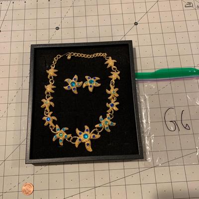 #297 Sea Stars Necklace-G6