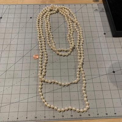 #306 Faux Pearl Necklace-G16