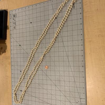 #306 Faux Pearl Necklace-G16