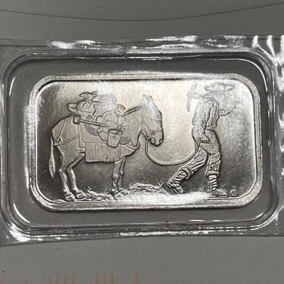 1Oz Silver Towne Silver Bar