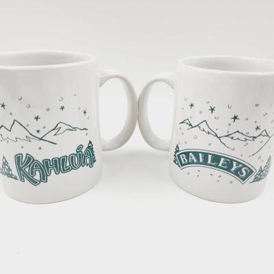 COLLECTABLE KAHLUA BAILEYS COFFEE MUGS