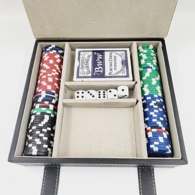 New BNSF COLLECTABLE POKER GAME SET