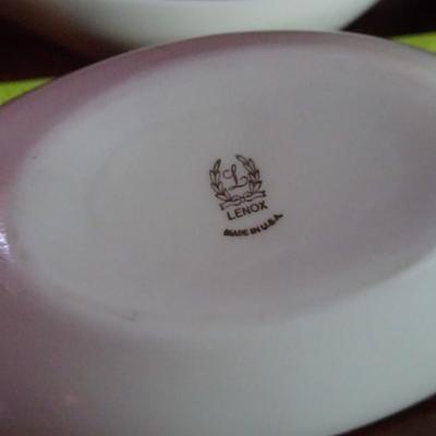 LOT 119. LENOX BOWLS. ONE AS CHIP ON BOTTOM