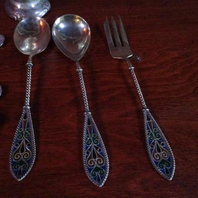 LOT 133. STERLING SILVER ITEMS
