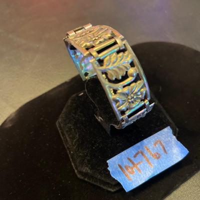 Sterling Silver bracelet with safety chain
