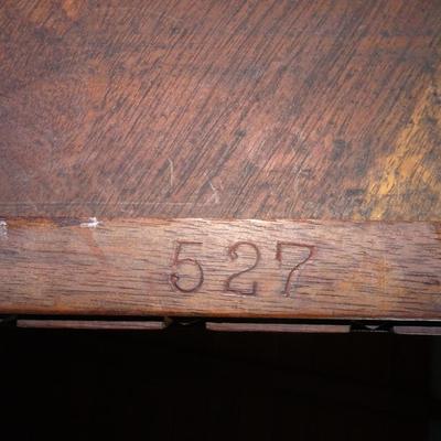 LOT 158. ANTIQUE 1920'S SPANISH REVIVAL HEXAGONAL SIDE TABLE