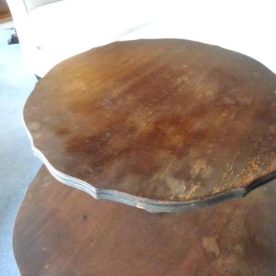 LOT 161. TWO TIER TABLE