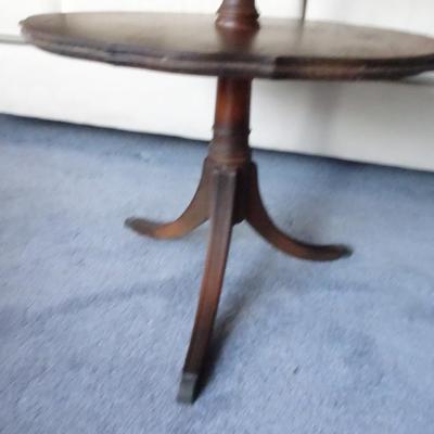 LOT 161. TWO TIER TABLE