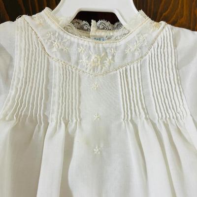 Vintage Christening Gown & Bonnet